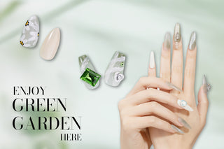 A Green Summer Day: Discover the New Trend of Press-On Nails in Summer