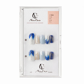 Blue Fish Press On Nails