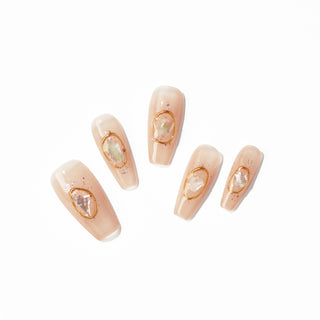 Opal Shell Press On Nails