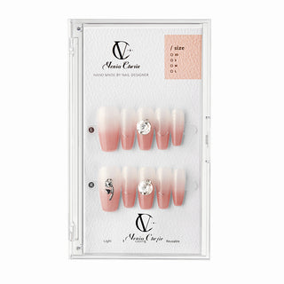 Pink Sunglow Press On Nails