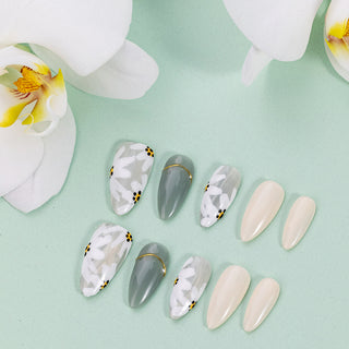 Cool Flower Press On Nails