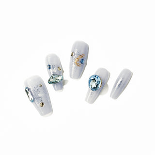 Diamond Starry Press On Nails