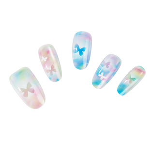 Colorful Butterfly Press-on Nails