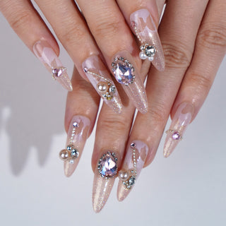 Pink Diamond Press on Nails