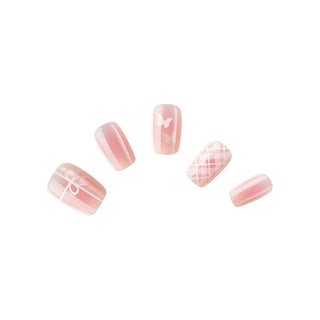 Pink Sweetheart Press On Nails