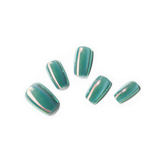 Mint Love Press On Nails