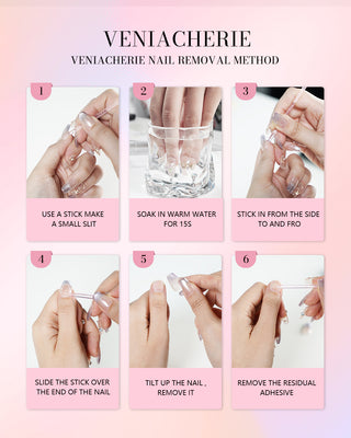 French Romance Press On Nails